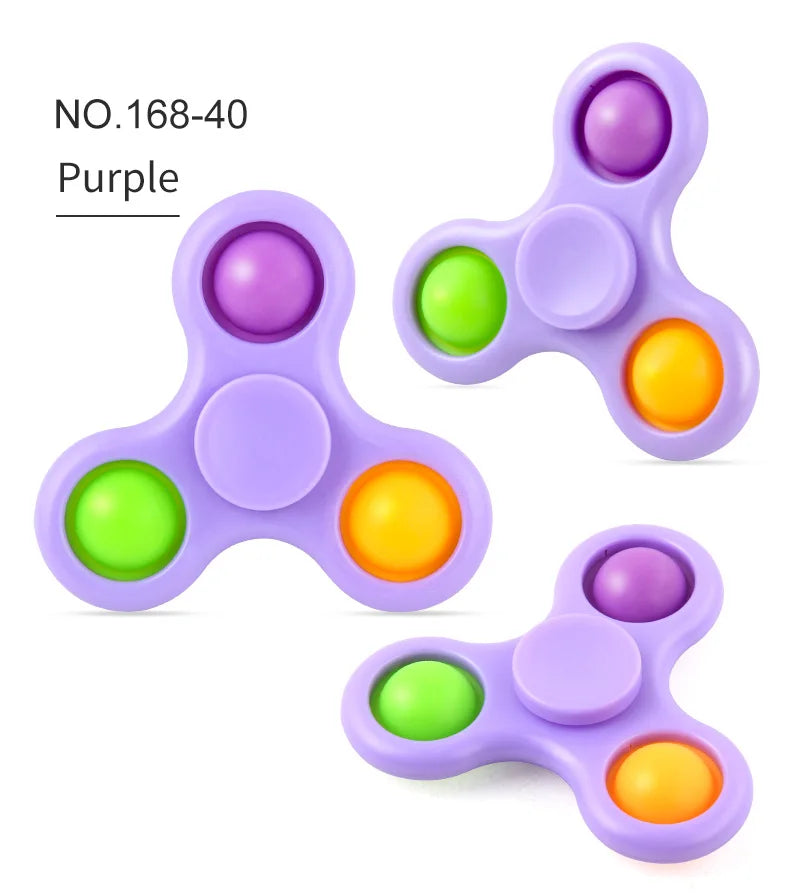 New Fidget Spinner Toys Hand Fingertip Multi-color Spnining Top Stress Relief Decompression Adults Toy Gifts for Boys Girls