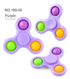 New Fidget Spinner Toys Hand Fingertip Multi-color Spnining Top Stress Relief Decompression Adults Toy Gifts for Boys Girls