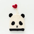 Cute Animal Doll Crochet Keychains For Keys Storage Funny Puppy Series Knitted Bag For Car Keys Holder Keyrings Custom Wholesale
