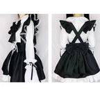 Women Maid Outfit Lolita Cosplay Cute Sexy Erotic Kawaii Cafe Costume Black White Men Uniform Apron Dress Cute Bowknot Mucama
