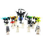 MOC Halloween Skeleton Army Mini Doll Building Blocks DIY Assembled Building Blocks Character Doll Skeleton Horse Ornaments Toy