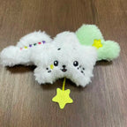 Kpop NTC WISH Sakuya RIKU YUSHI Tea Cat Doll Plush Dog Keychain NTCWISH Cartoon Keychain Bag Pendant Keychain Fans Collect Gif