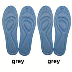 1/2 Pairs Memory Foam Disposable Insoles for Shoes Antibacterial Deodorization Sweat Absorption Insert Sport Shoes Pads