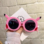 Cartoon Pikachu Outdoor Sun Protection Glasses Anime Pokemon Anti Glare Goggles Cute Vacation Travel Sunglasses Friend Gifts