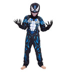 Kids Black Spider Costume  Superhero Costume Onesie 3D Spandex Unisex Jumpsuit Bodysuit for Kids Halloween Cosplay