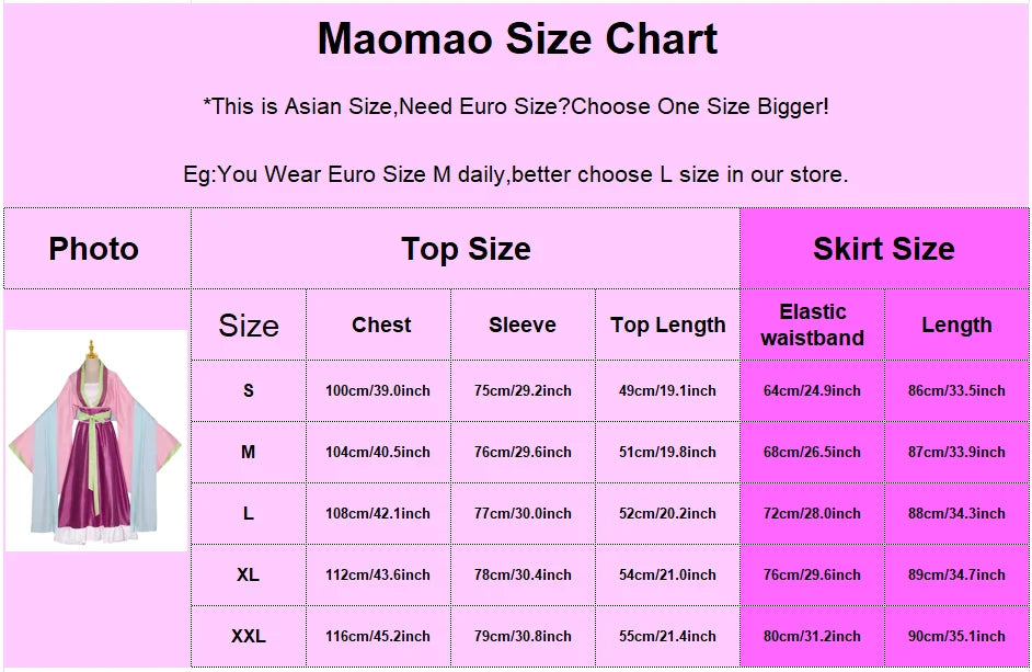 Maomao Cosplay Costume Wig Anime The Apothecary Mao Mao Plus Size Pink Dress Halloween Party for Women