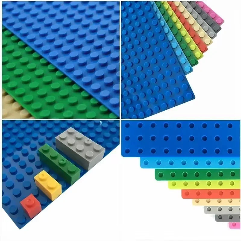 Baseplates 32x32 16x32 Dots Classic Base Plates MOC Bricks City Dimensions Building Blocks Figures Construction Toys
