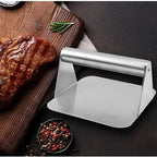 New Stainless Steel Smash Burger Press | Heavy Duty Patty Maker & Smasher Mold for BBQ, Grilling Kitchen (Non-Stick)