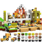 Sensory Montessori Stacking Cubes Construction Set Magnetic Building Blocks Magnet Cube Mine Set Toys Birthday Gift