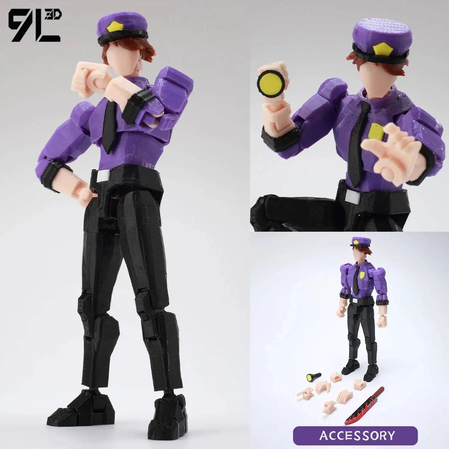 9L3D Dummy13 Horror Game Figure Realistic Anime Model Toys Articulated Joints Classic Collectible Desktop Ornament Surprise Gift
