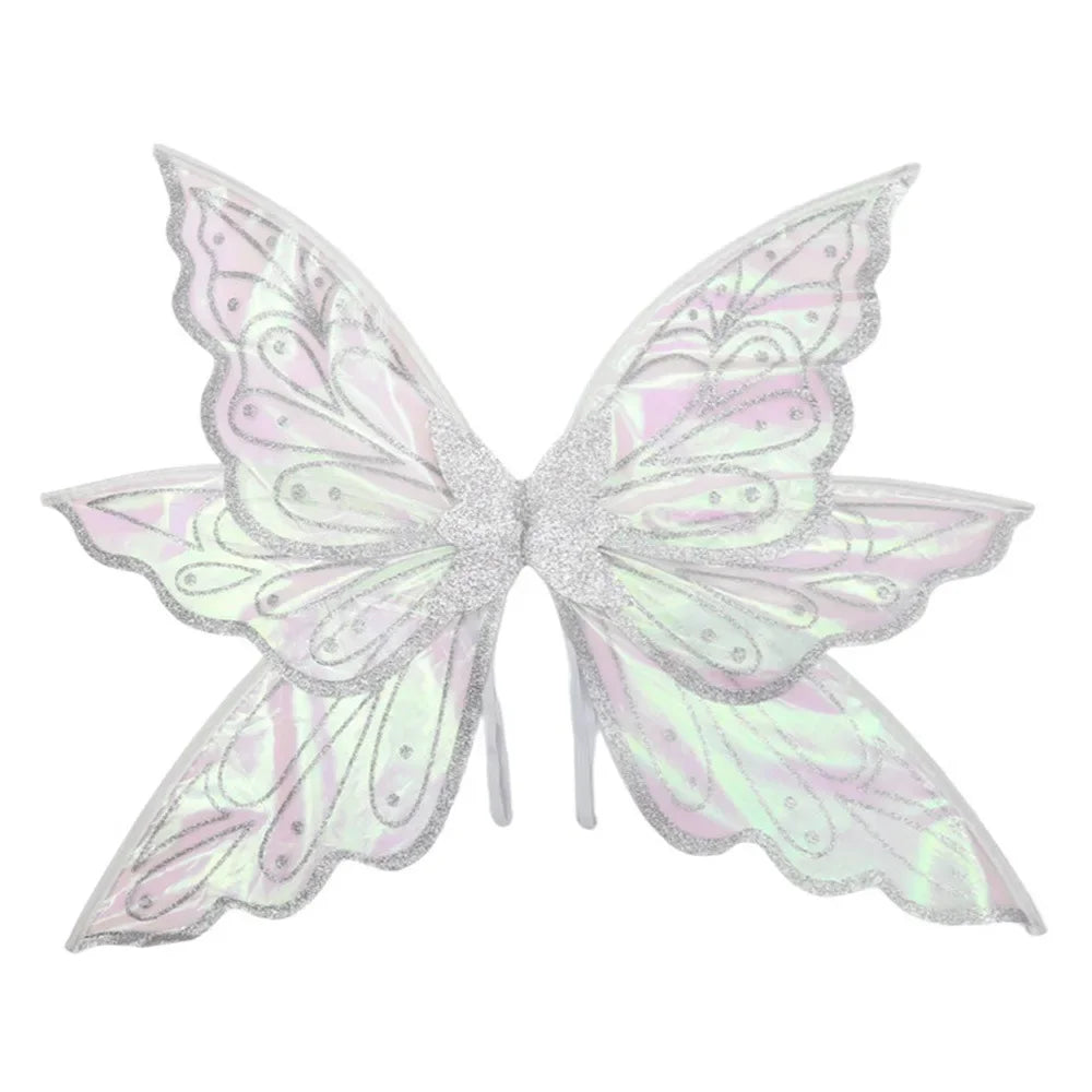1PC Adults Fairy Wings Girls Sparkling Angel Wings Butterfly Costume Wings Halloween Costume Dress up Party Favor Christmas Gift