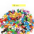 24-144pcs Pokemon Pikachu Action Figure Toys 2-3cm Mini Figures Model Toy Pikachu Anime Kids Doll Birthday Christmas Gifts