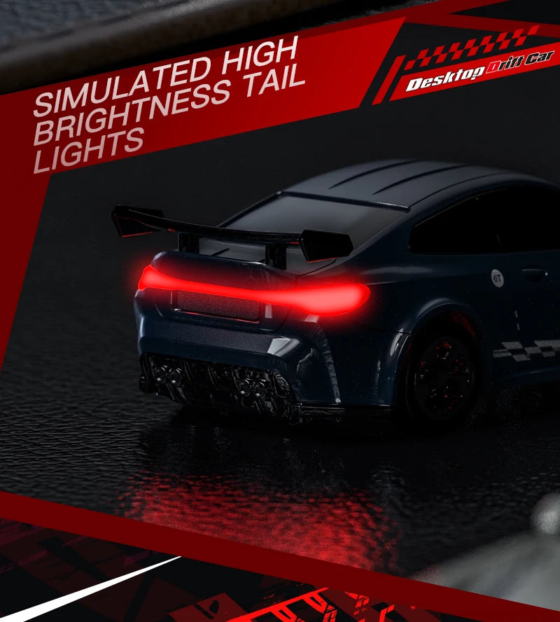2026 New Kf20 1:64 Drift Rc Car Four-wheel remote-controlled racing car Full proportions Desk Competition Toy Boys Ideal gifts.