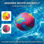 20-50pcs Absorbent Throwing Cloth Balls  Reusable Summer Beach Pool Water Toys Swimming Party Favors for Water Play