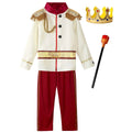 Kids Boys Prince Costume Children Carnival Cosplay Dress Up Prince Charming Costumes Child Halloween Royalty Roleplay Clothes