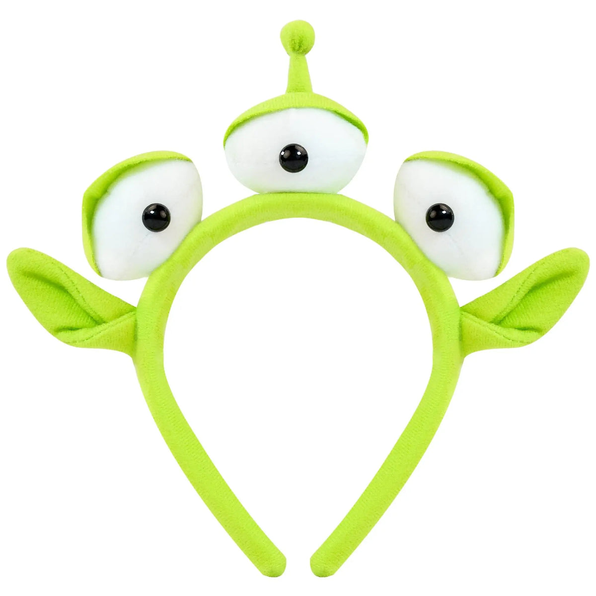 Three-Eyed Alien Headband Halloween Monster Plush Cute Headwear Hat Accessories for Theme Party Girls and Kids