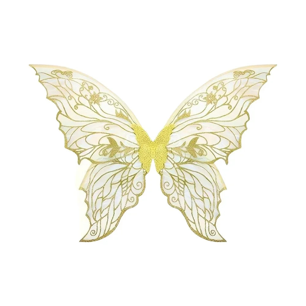 1PC Adults Fairy Wings Girls Sparkling Angel Wings Butterfly Costume Wings Halloween Costume Dress up Party Favor Christmas Gift