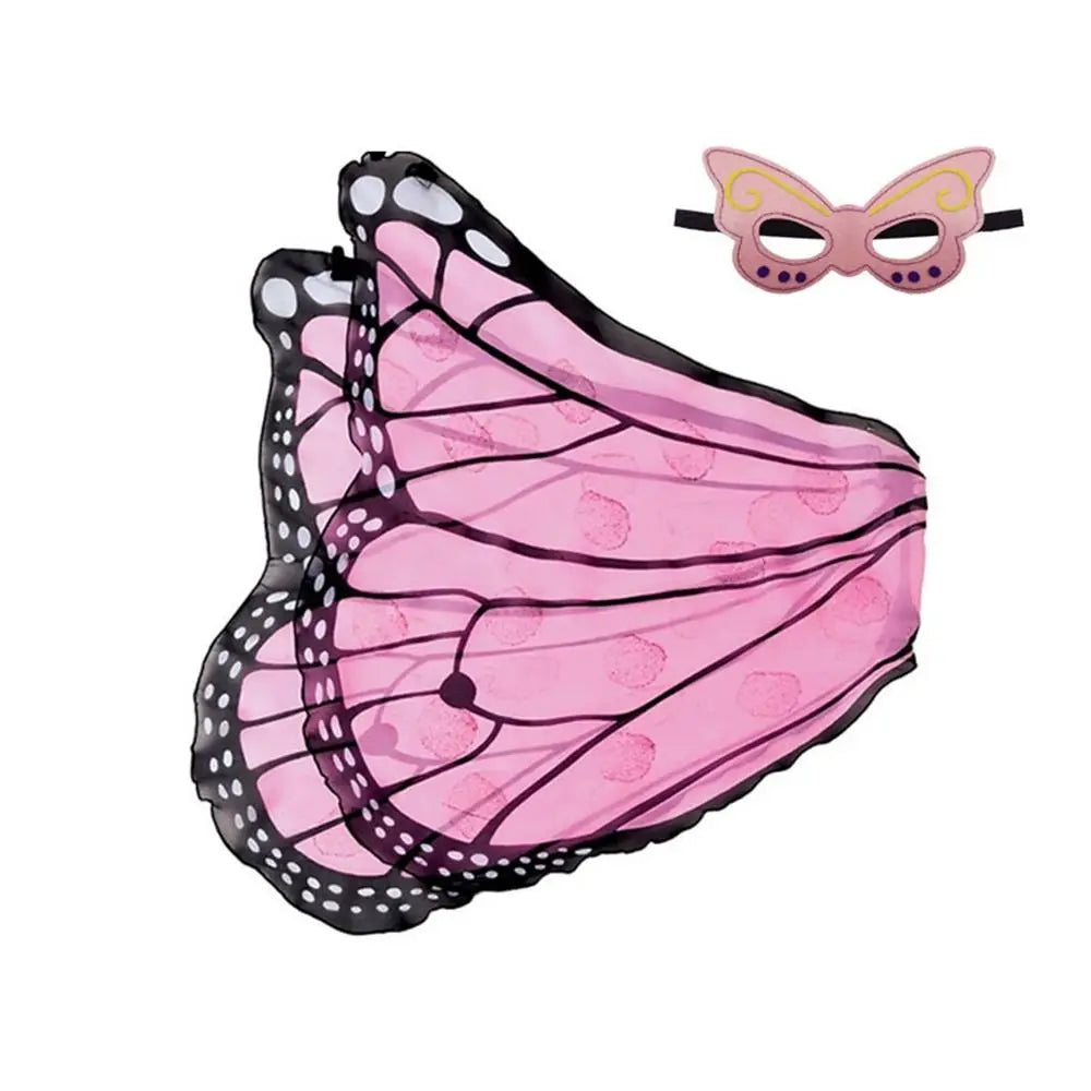 Halloween Kids Butterfly Costume Mask Cloak Children's Butterfly Elf Angel Wings Christmas Stage Cosplay Performance Costumes