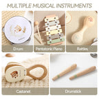 Montessori Wooden Musical Instrument Toy Set