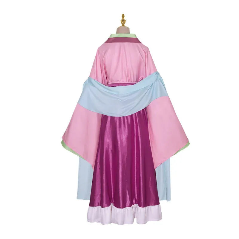 Maomao Cosplay Costume Wig Anime The Apothecary Mao Mao Plus Size Pink Dress Halloween Party for Women