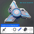 Glow. Metal EDC Fidget Spinner Fidget Toy Stress Relief Pressure Relief. Hand Toy Cool Spinning Top Adult Gift for Boys