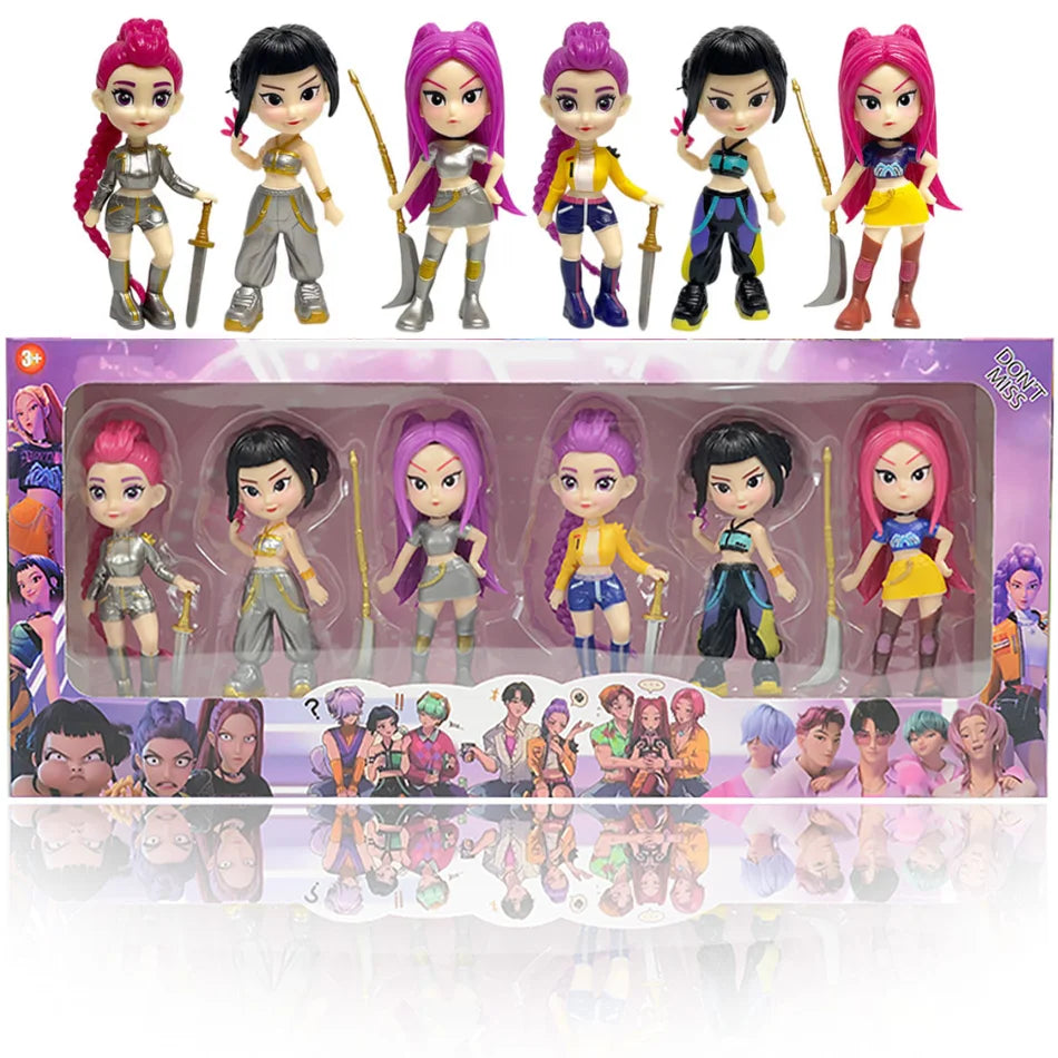 Anime Figure PVC Collectible – Kpop Demon Hunters Mini Figurine Toy