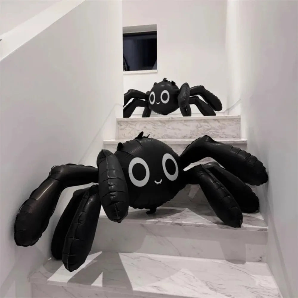 3D Black Spider Balloon Ghost Festival Party Decorations Trick Toy Balloon  Party Supplies Inflatable Ballon