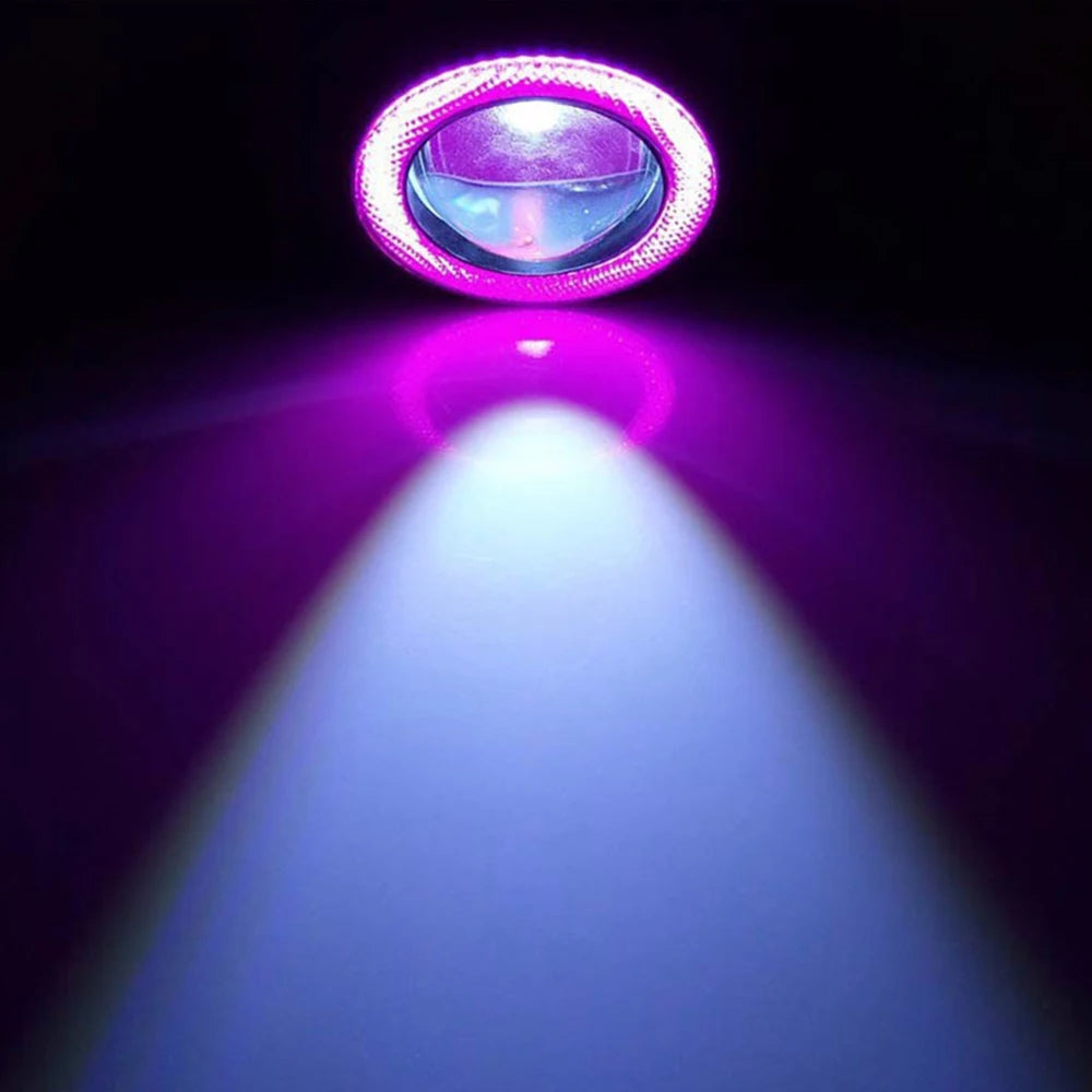 Car COB Auto DRL Led 12V HeadLamps Angel Eyes Fog Lamp Waterproof Headlights Daytime Running DayLight Turn Signal Trunk Led
