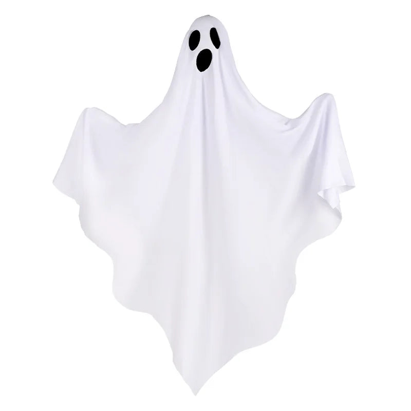 Halloween Hanging Ghosts Light Up Warm LED Light Indoor Outdoor Front Porch Yard Scary Cute Halloween Ghost Decor Gifts