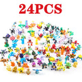 144 Style Pokemon Figure Toys Anime Pikachu Action Figure Model Ornamental Decoration Collect Toys For Children's Christmas Gift