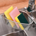 Kitchen Tools Stainless Steel Sink Drain Basket Triangle Food Filter Organizer Shelf Rack Drainier Household Accessories
