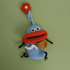 Funny Crochet Keychains Knitting Cute Sausage Mouth Doll Key Holder Knitted Storage Bag Keyrings For Car Keys Wholesale Custom
