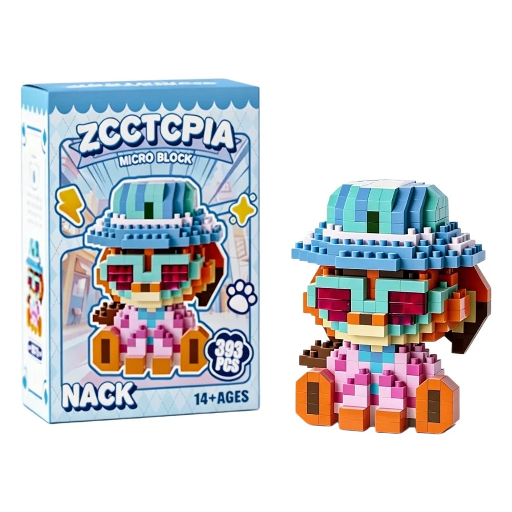 Disney Zootopia Small LinaBell Building Blocks Judy Nick Model Donald Duck Education Lotso Toys Mickey Mouse For Kids Birthday
