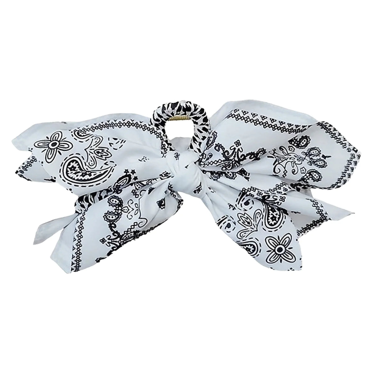 Women's Style Brown Cashew Flower Bow Hair Clip High-End and Elegant Hair Clip Shark Clip Fashion Headwear Girls Headdress