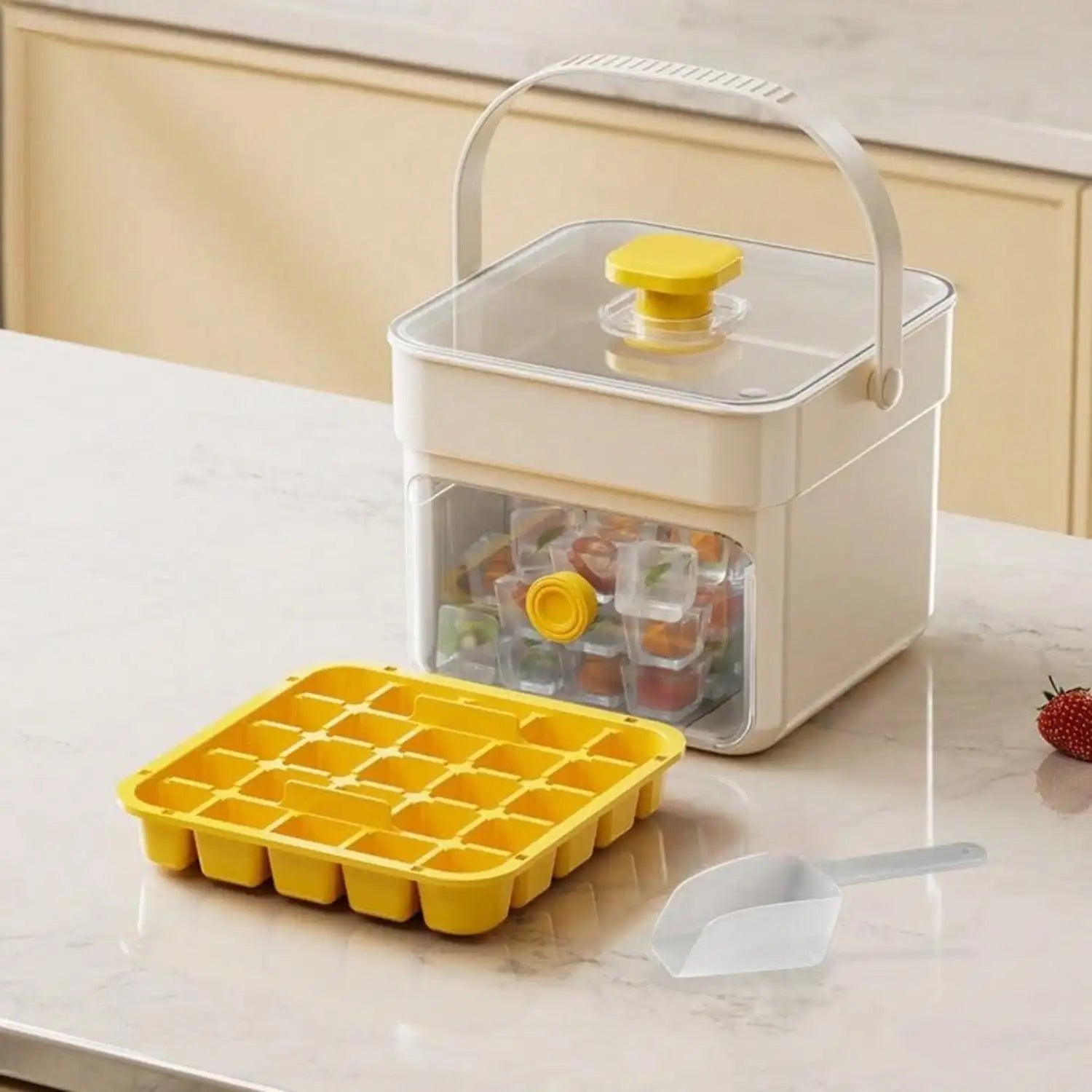 Instant Ice-Making-Just Press And Release! Portable Ice Mold   ice cream mold ice cube maker ice mold
