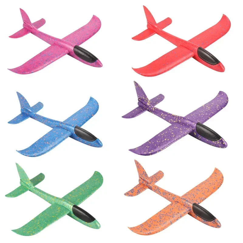 50CM Big Foam Plane Glider Hand Throw Airplane Light Inertial EPP Bubble Planes Outdoor Launch Toys for Boys Gift