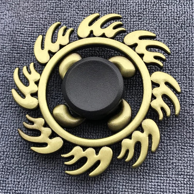 New Bronze Metal Alloy Fidget Spinner R188 Mute Bearing Hand Spinner Fingertip Gyro Stress Relief Toys Gifts