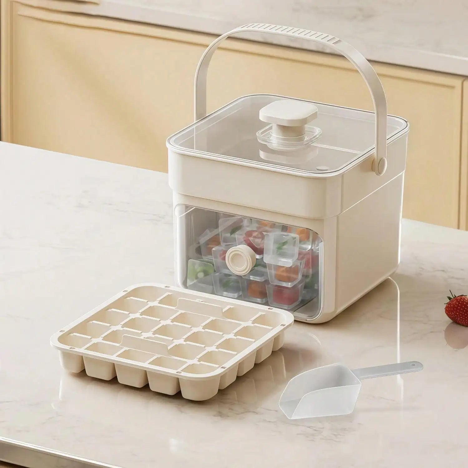 Instant Ice-Making-Just Press And Release! Portable Ice Mold   ice cream mold ice cube maker ice mold