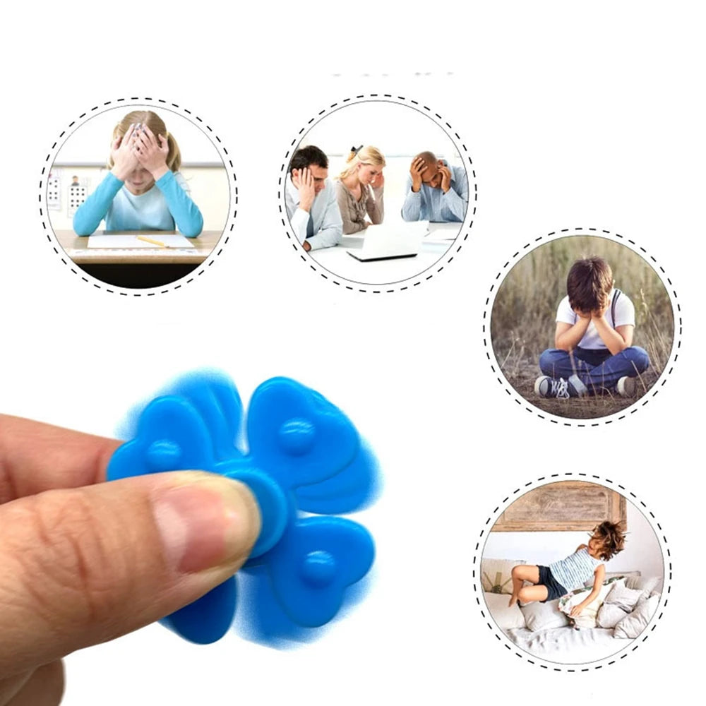 12/24PCS for Kids Boys Girls Random Mini Finger Gyro Toys Fidget Spinners Sensory Stress Toys Hand Spinner Party Favors Gifts