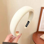 1/2/3/5pcs Wild Solid Color Sponge Headband for Women Fashion Girl Wash Face Wide Edge Simple Hair Band