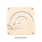 Busy Board Accessories DIY Toy Part Wooden Toys Metal Locks Leather Buckle Montessori Educational Games Intellectual Development