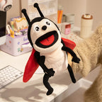 Insect Plush Hand Puppet Storytelling Bee Ladybird Butterfly Soft Stuffed Plush Toys Early Education Hand Finger Story Puppet