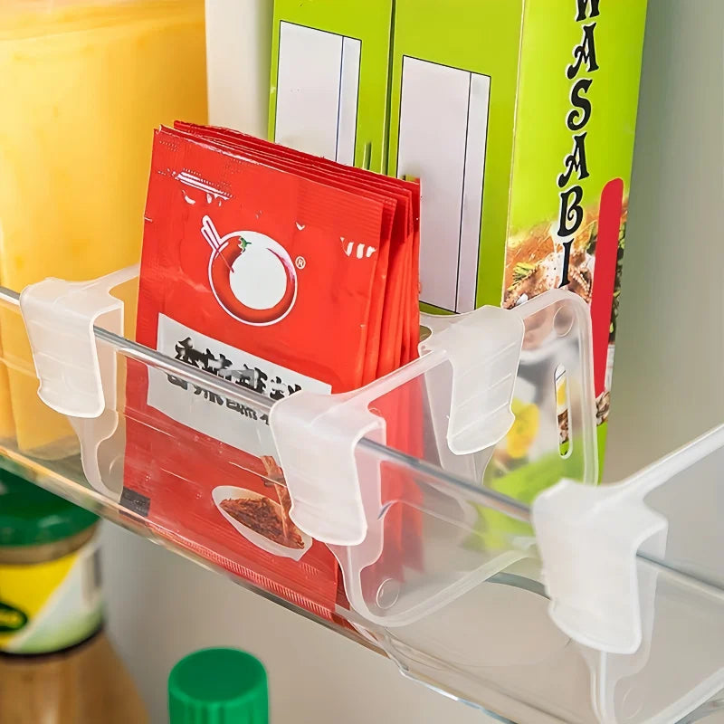 Home Refrigerator Storage Partition Board Adjustable Fridge Divider Storage Separators Kitchen Bottle Can Shelf Organizer