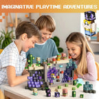 Magnetic Building Blocks Mine World Magnetic Mine Exploration Construction Brick Cube STEM Toy Set Gift for Boy Girl Children