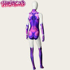 Anime Tai tan Jumpsuit Zentai Bodysuit Sexy Starfire Superhero Cosplay Costume Sexy Women Men Carnival Party Outfits Halloween