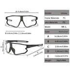 Men Women Photochromic Motorcycle Glasses Outdoor Sports Big Frame Windproof Cycling Running Hiking Goggles