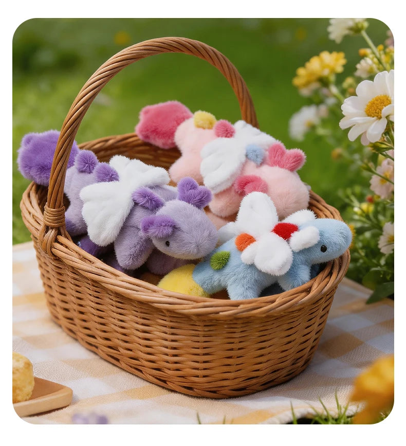 12 Colors 25cm 33cm Cute Fly Dargon Plush Toy Creative Colorful Dargon Soft Doll Work Buddy Sleep Soothing Doll Children Gift