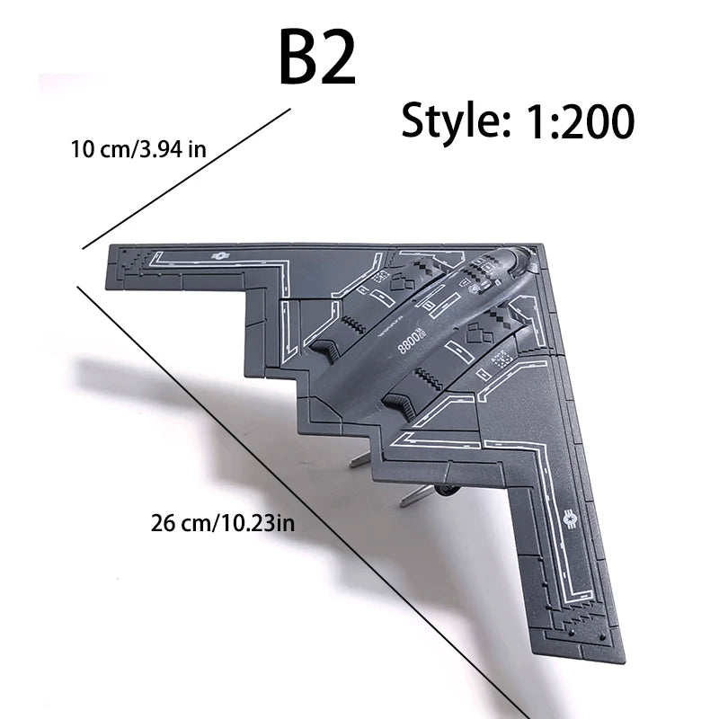 1 Piece DIY Puzzle Building Blocks Military Model Assemble Collection Toys F14 F35 B2 Fighter AH64 Helicopter Model Ornament Toy