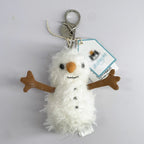JC Golf ball plush keychain, grape keychain, jellyfish plush toy, hippopotamus, and plush elephant JC bag keychain