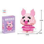 Disney Zootopia Small LinaBell Building Blocks Judy Nick Model Donald Duck Education Lotso Toys Mickey Mouse For Kids Birthday